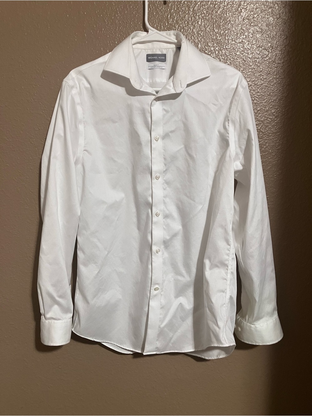 Michael Kors Slim Fit Button Down Shirt.